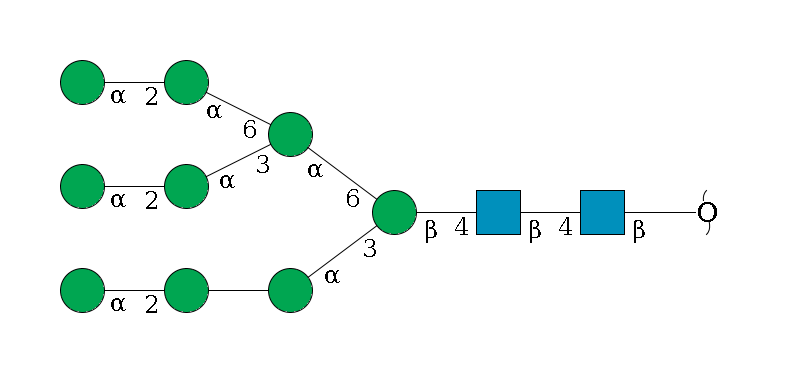 redEnd--?b1D-GlcNAc,p--4b1D-GlcNAc,p--4b1D-Man,p(--3a1D-Man,p--??1D-Man,p--2a1D-Man,p)--6a1D-Man,p(--3a1D-Man,p--2a1D-Man,p)--6a1D-Man,p--2a1D-Man,p$MONO,Und,-2H,0,redEnd
